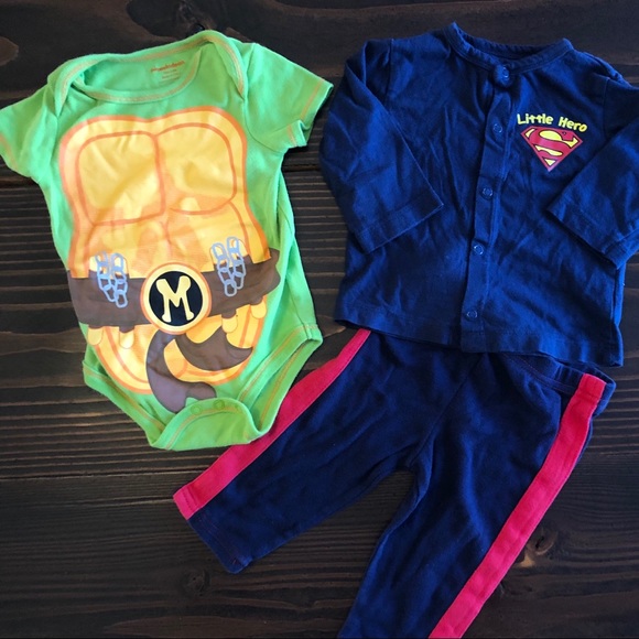 baby boy superhero clothes
